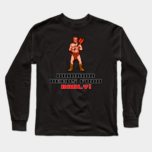 Gauntlet Warrior - Old Long Sleeve T-Shirt by BigOrangeShirtShop